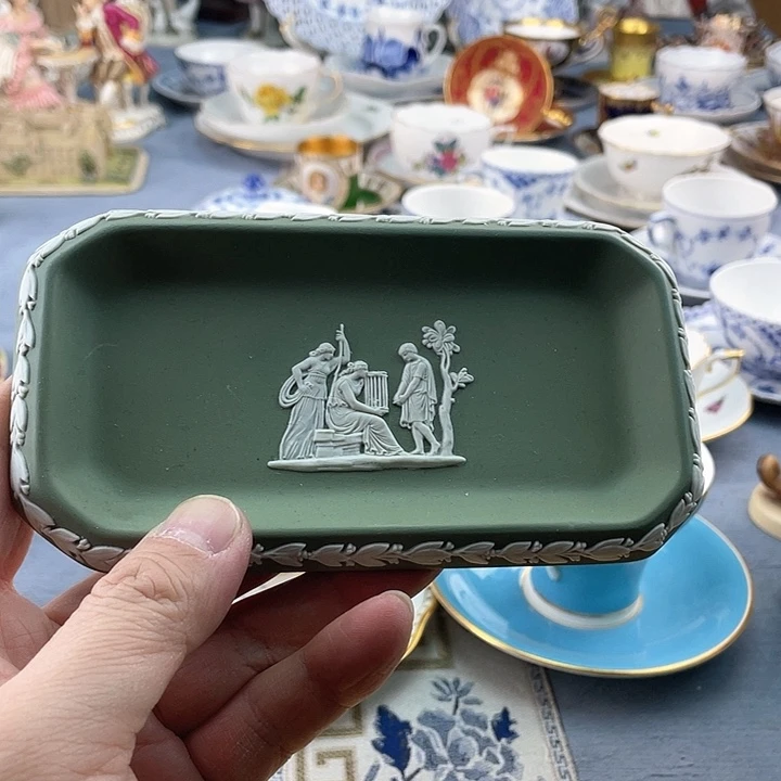 中古欧瓷瓷器小房子