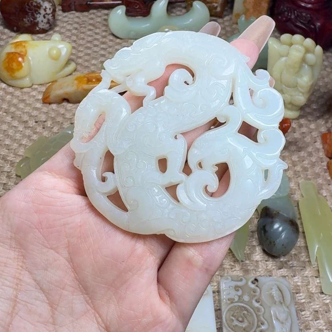 吊坠白玉菩提挂件