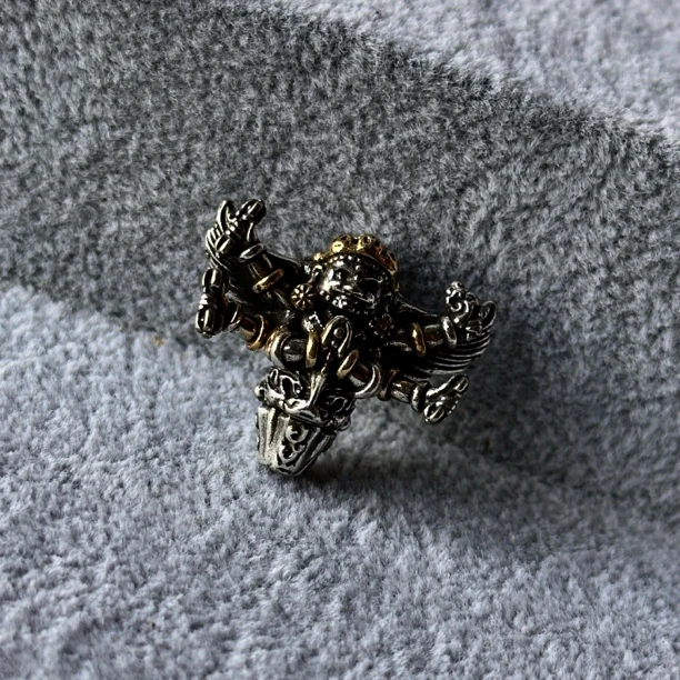 藏传配饰｜普巴金刚柏香籽三通套装