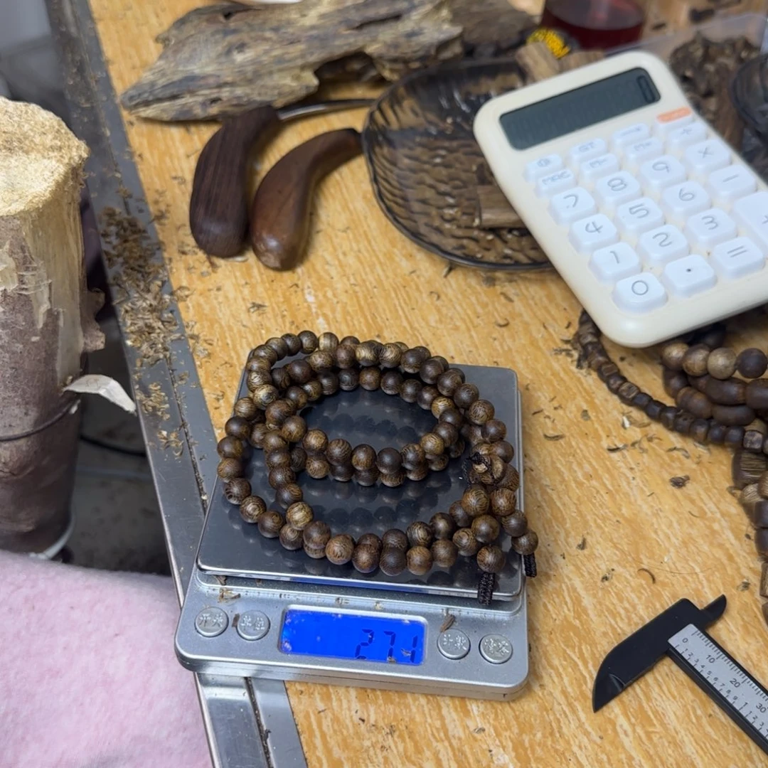 沉香沉香碎屑剛***油海南金沙叶0.8 99分沉27.1克