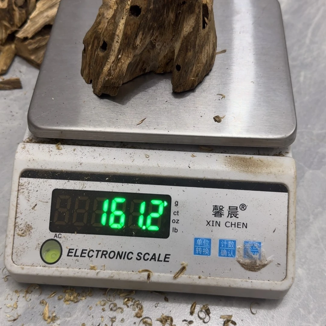 沉香碎屑沉香绿绮楠沉香161克