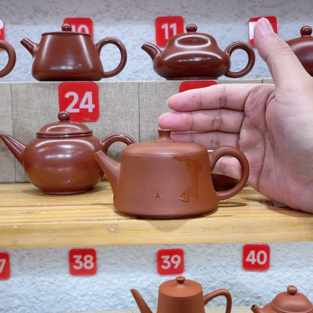 茶壶紫砂诗****厂云柱壶精工潮州手拉壶