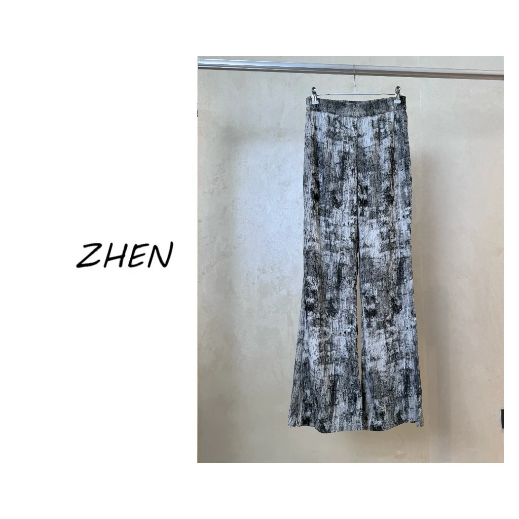 【ZHEN】25Y00168 2025经典休闲裤直筒显瘦小众设计师款