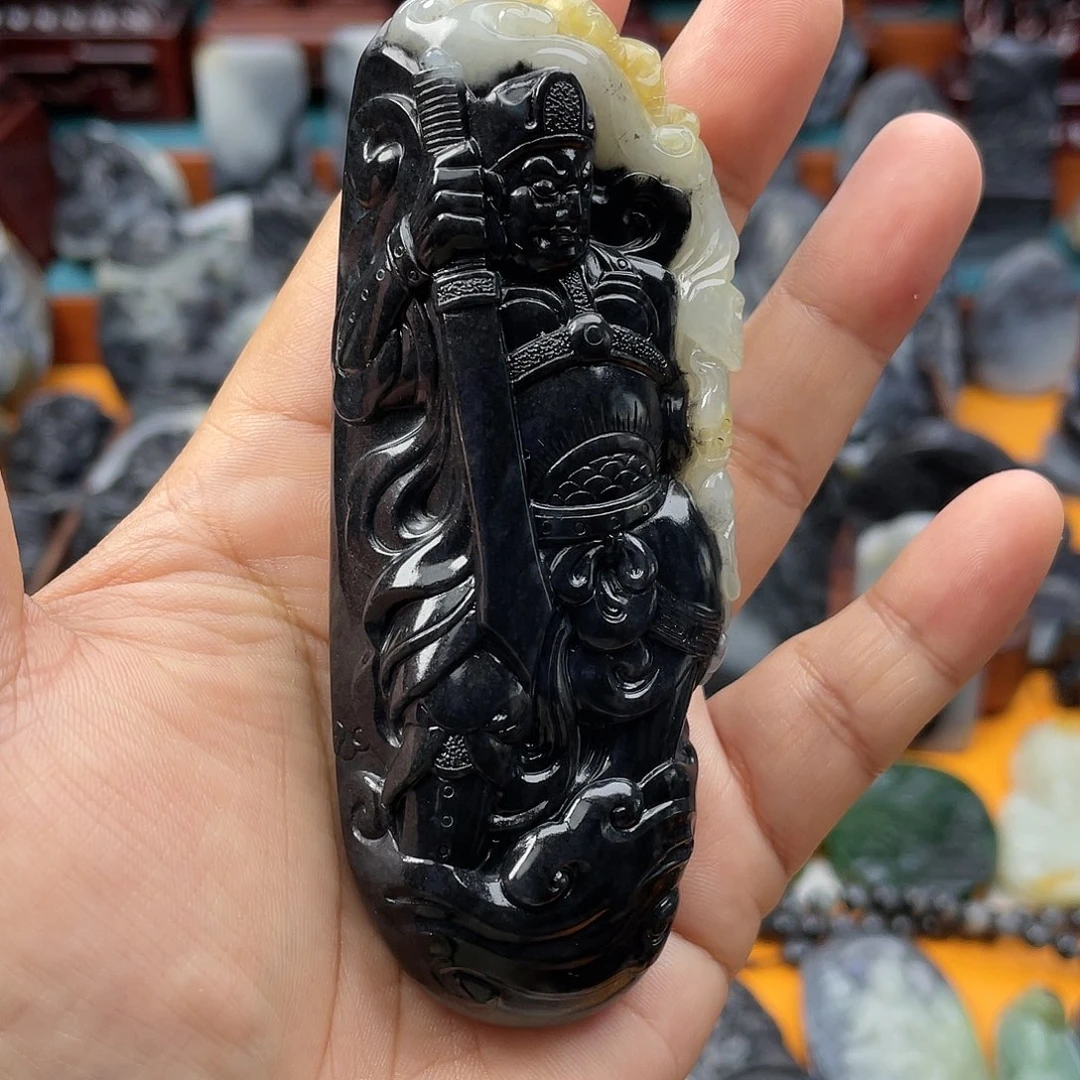 新***场和田玉未镶嵌挂件