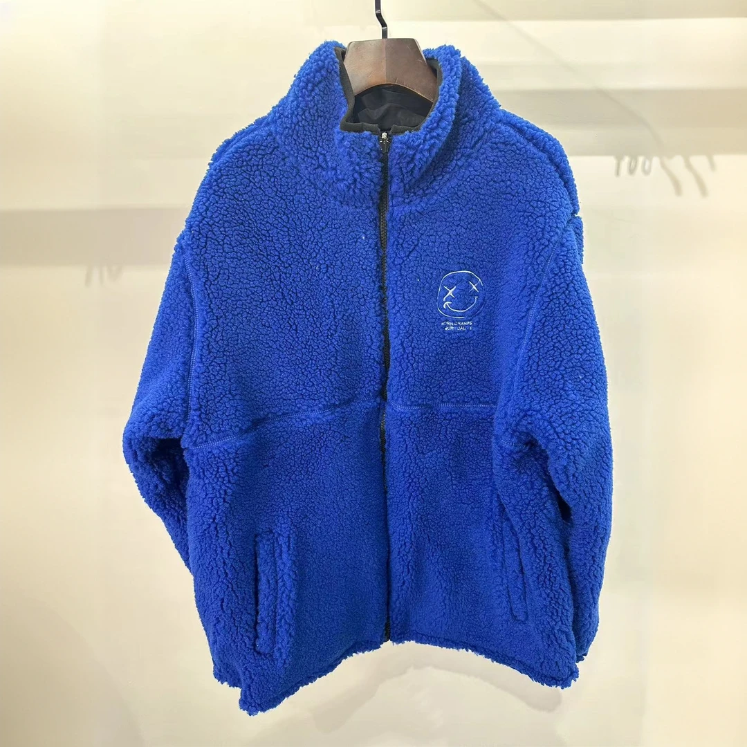 男女同款时尚百搭休闲运动摇粒绒外套-B93WT07