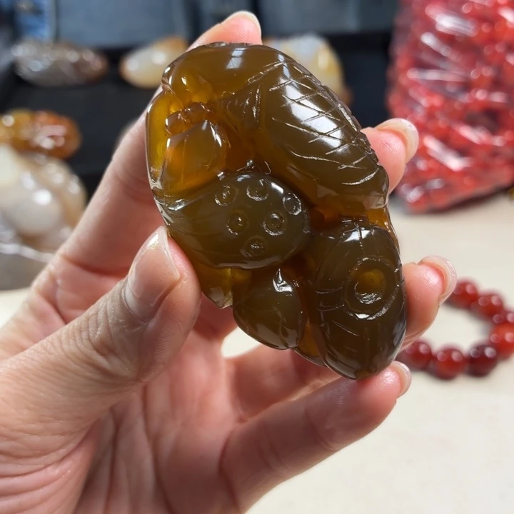 玛瑙/玉髓未镶嵌吊坠(不含链)