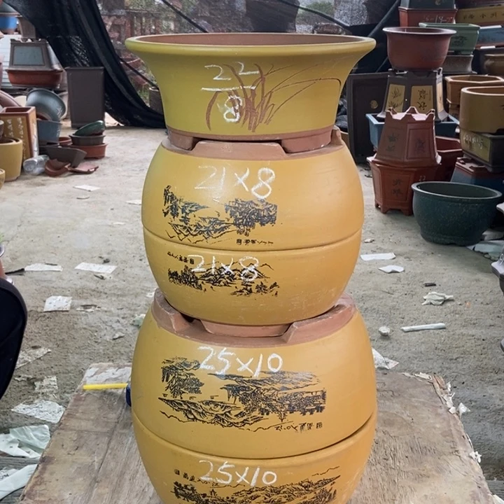 紫砂花盆紫砂紫砂