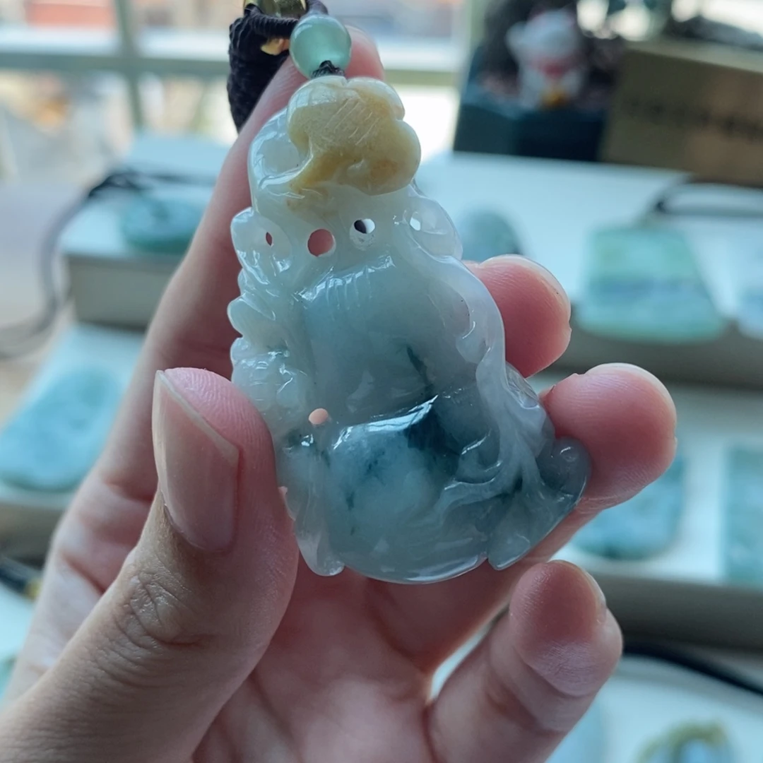 【闪购商品】颈饰未镶嵌翡翠天然缅甸A货翡翠