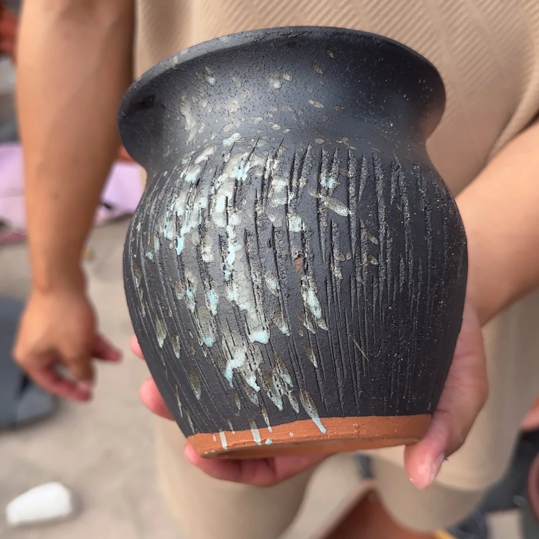 紫砂花盆瑕疵也是