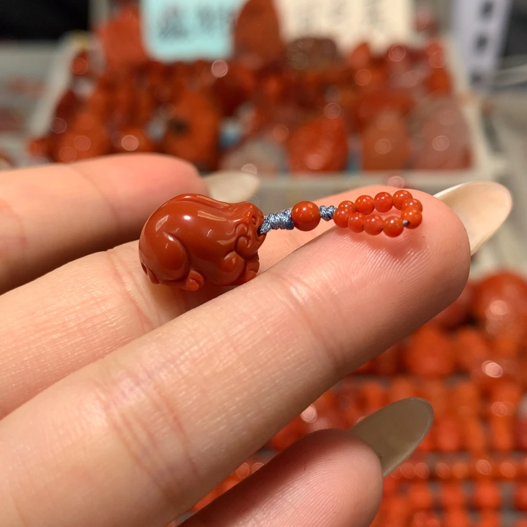 【闪购商品】未镶嵌貔貅滴溜南红玛瑙