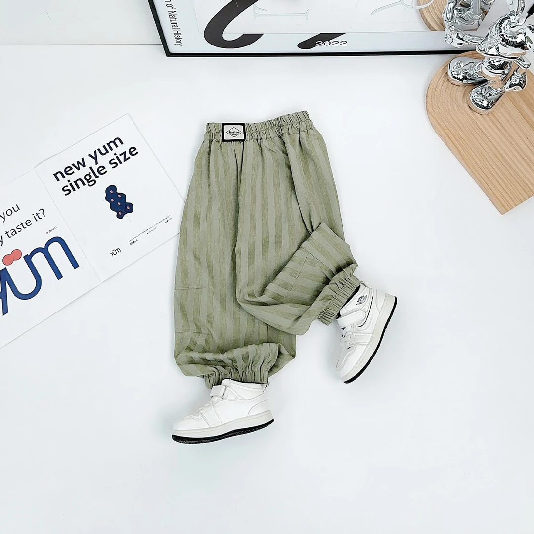 男童裤子薄款宽松休闲裤防蚊长裤儿童洋气潮HS25062