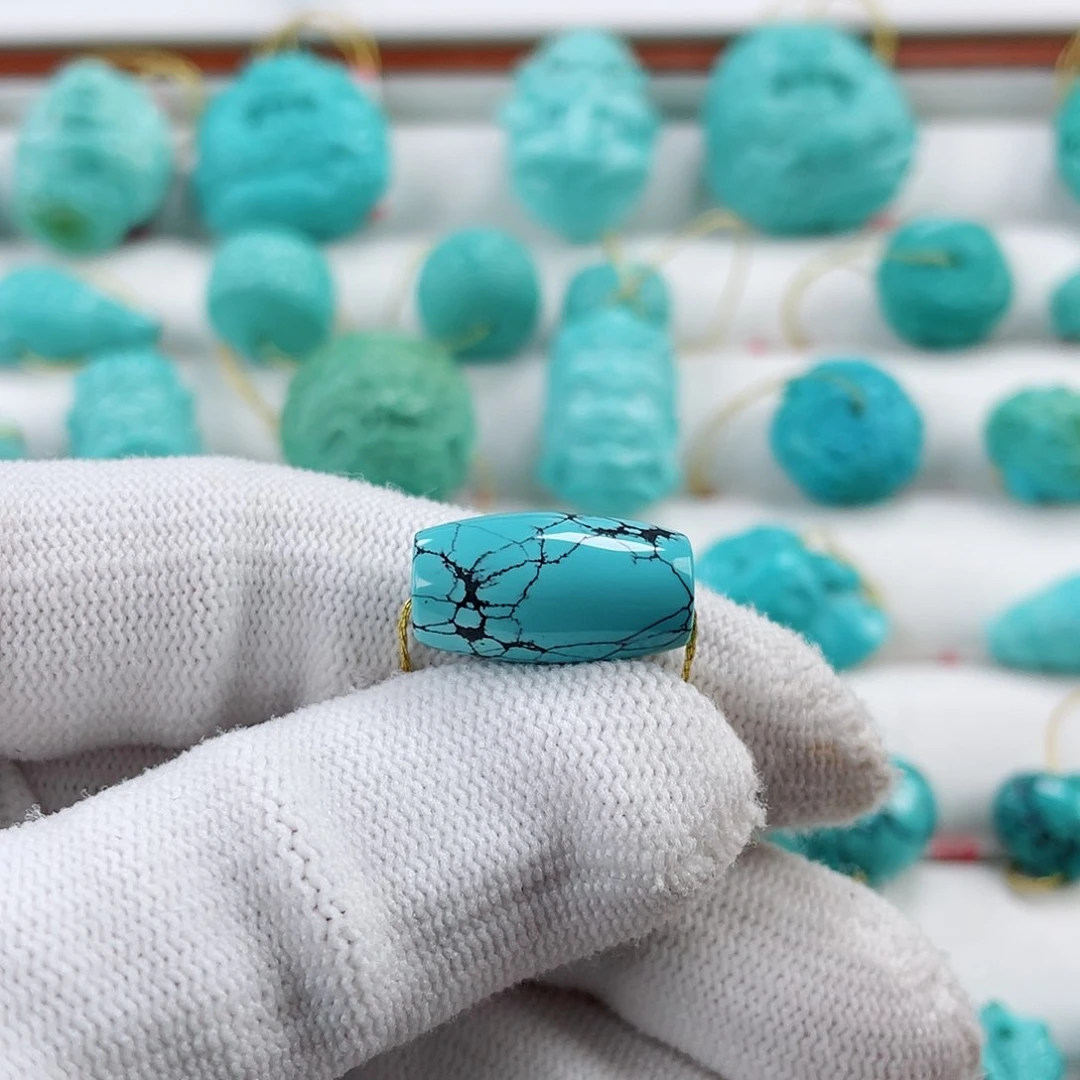 绿松石车挂未镶嵌