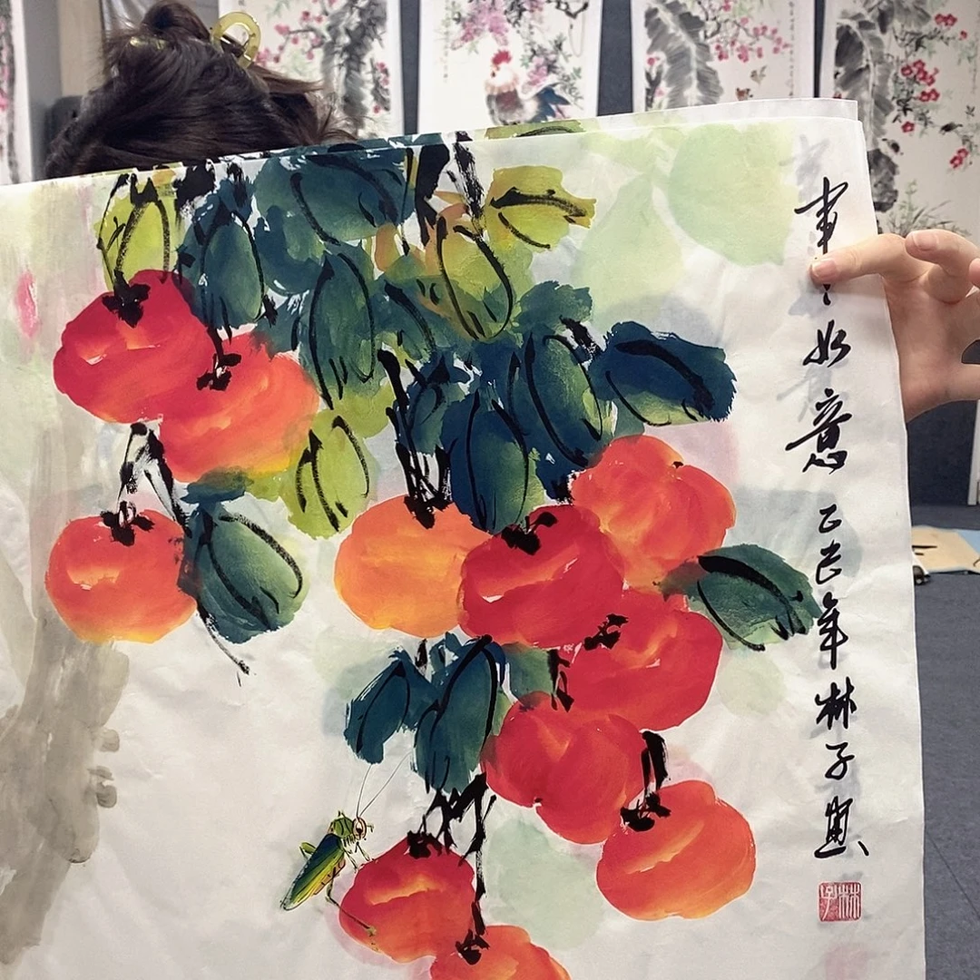 国画国画作品手绘
