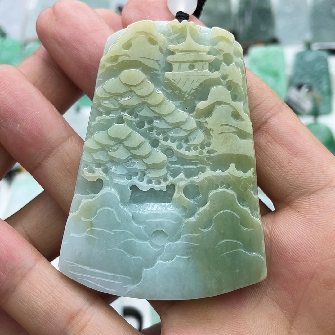 颈饰未镶嵌翡翠翡翠