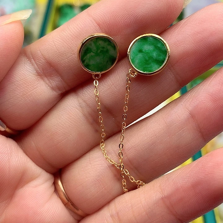 翡翠银S925镶嵌颈饰翡翠