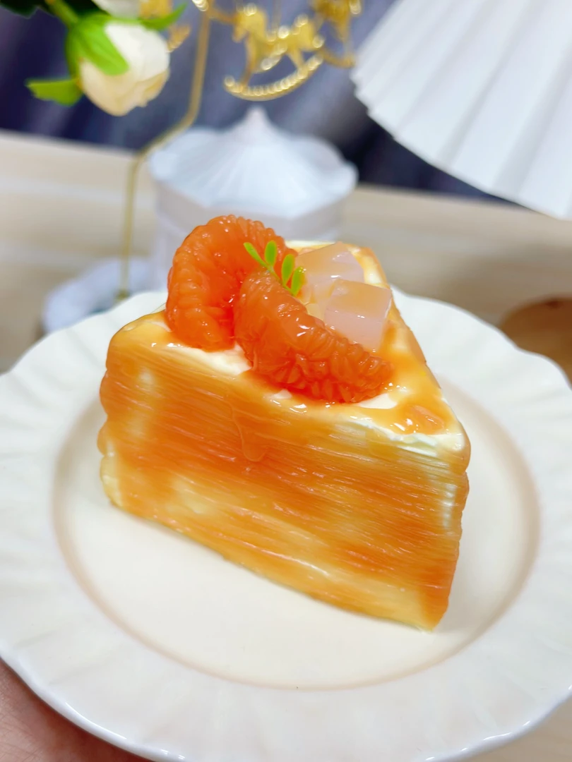 TTB 柑橘千层蛋糕【干巴泥】捏捏玩具【默认微瑕不退不换】