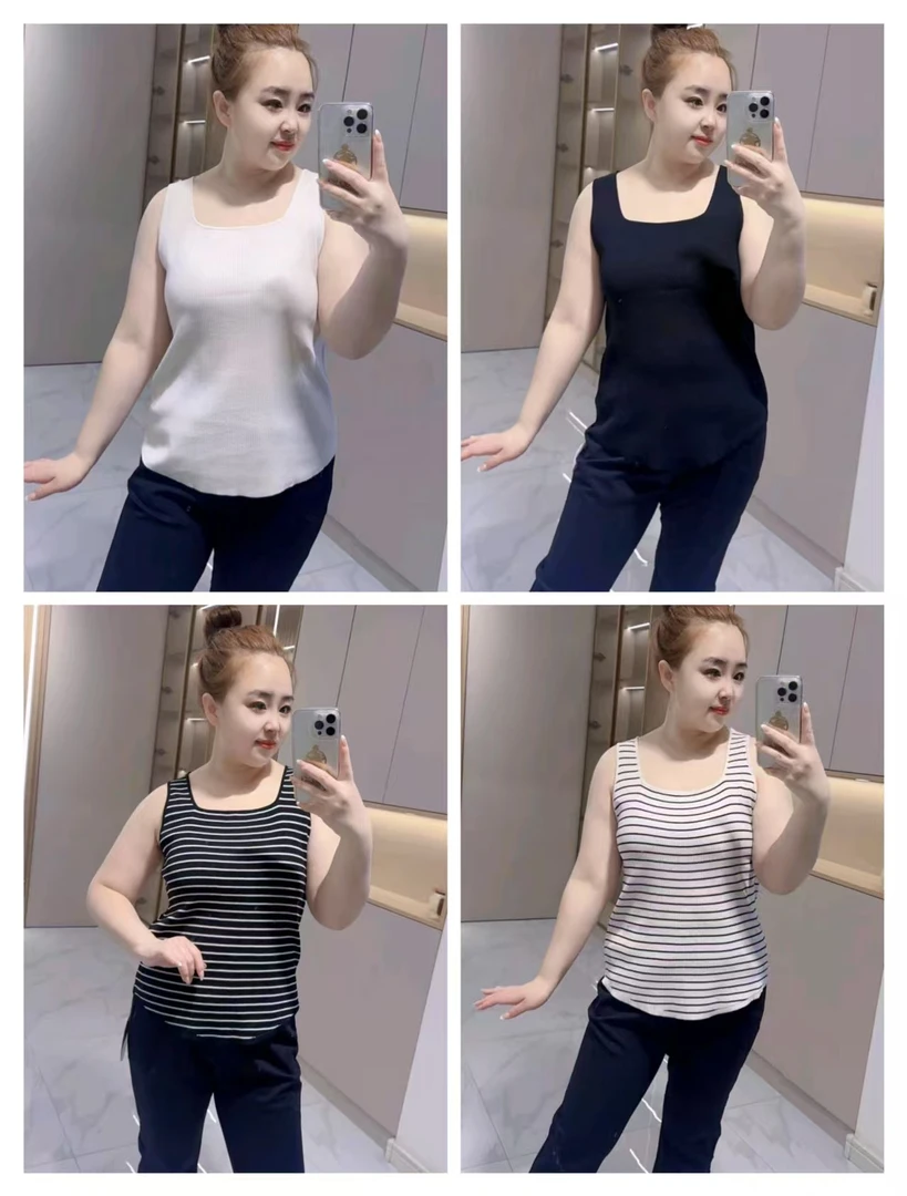 【聪姐推荐】8333万能搭配显瘦打底针织背心（衣长51，胸围110）