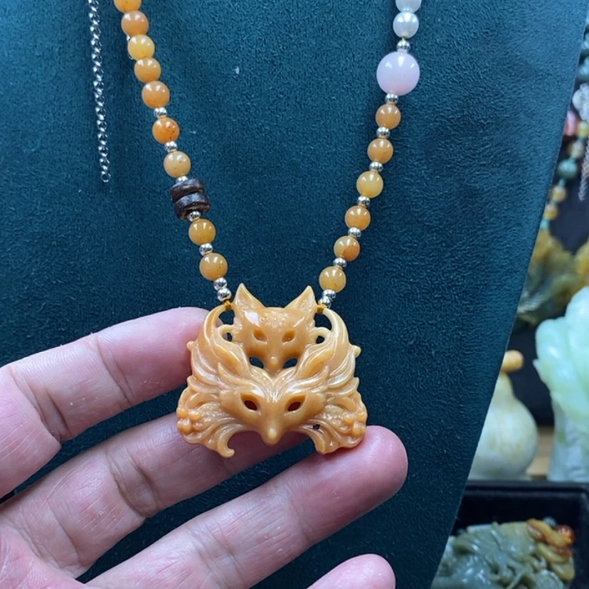 【闪购商品】蛇纹石玉未镶嵌吊坠