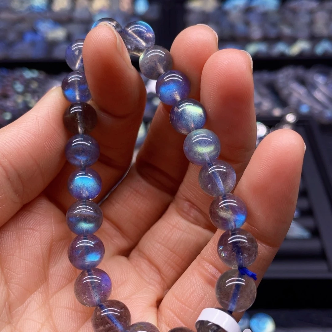 长石手链未镶嵌8.6左右