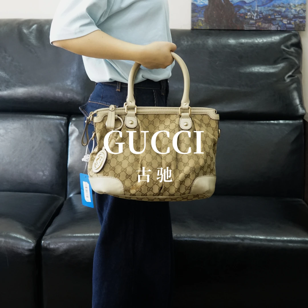 95新 GUCCI/古驰 老花托特包/EE05422575/2575