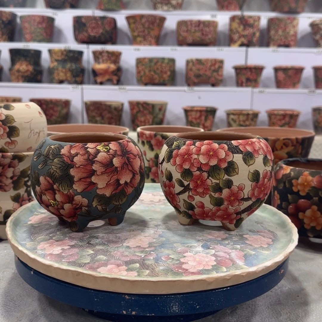 红陶木***友精品多肉花盆精品