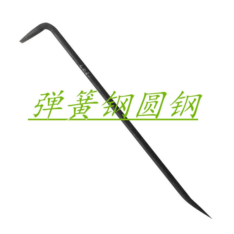 圆钢木模七字形木工撬棍高强度弹簧钢撬棒手工木工拆模神器新款