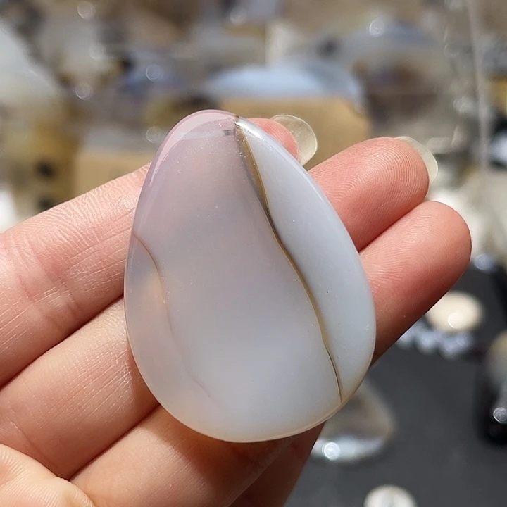 玛瑙/玉髓未镶嵌吊坠(不含链)