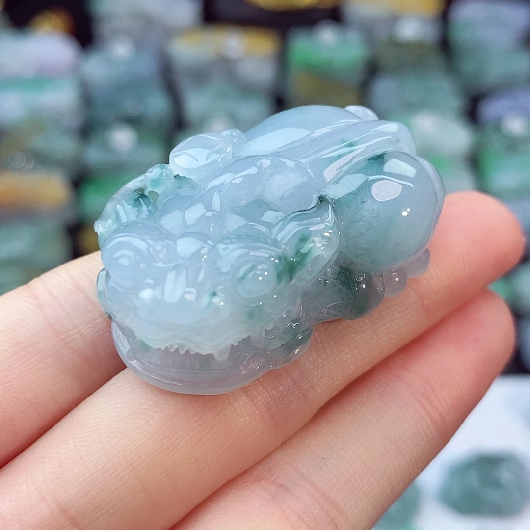 翡翠未镶嵌颈饰天然