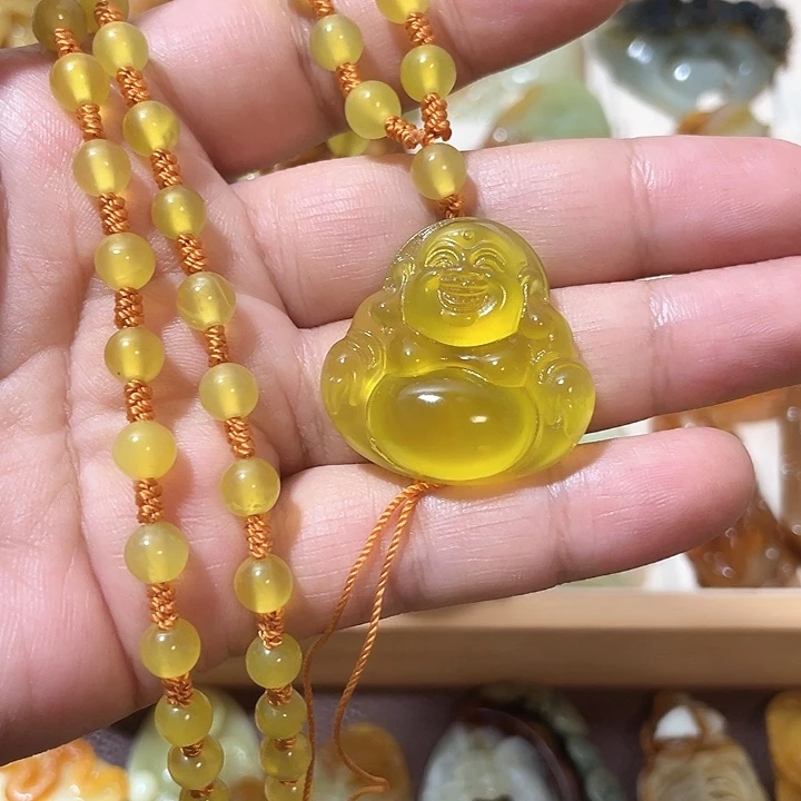 岫玉吊坠(赠链)未镶嵌