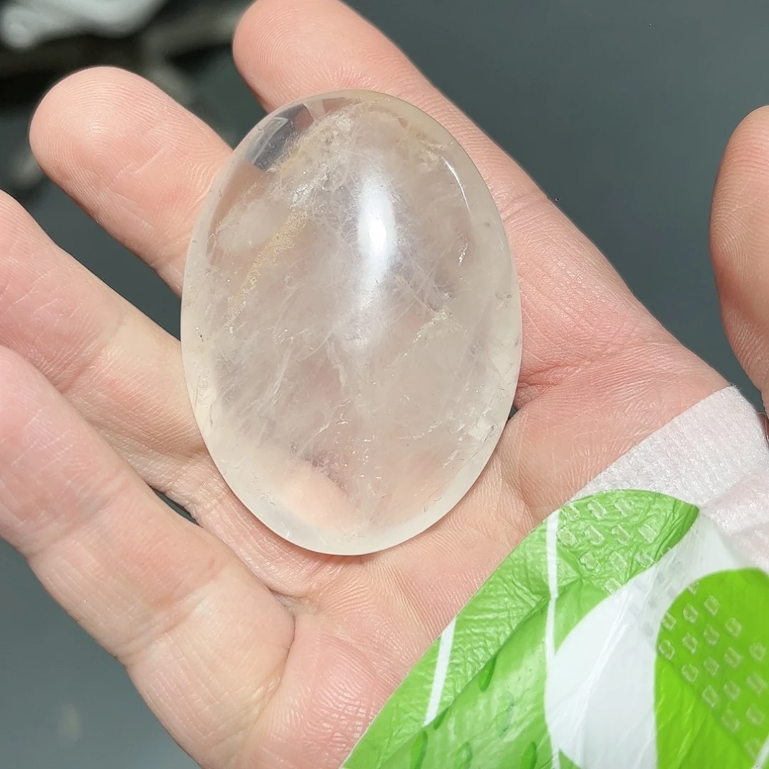 水晶天然水晶微瑕银S925镶嵌