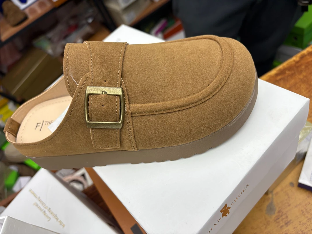 25850博肯包头半托春秋款一脚蹬无后跟博肯鞋