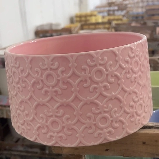 陶瓷外贸尾货多肉绿植陶瓷花钱