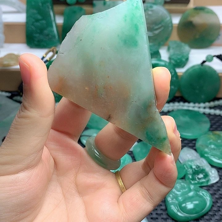 银S925镶嵌石英岩玉珠宝半成品