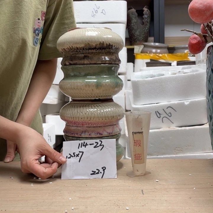 粗陶多肉花盆微瑕23