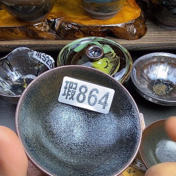 茶盏微瑕建盏主人杯子