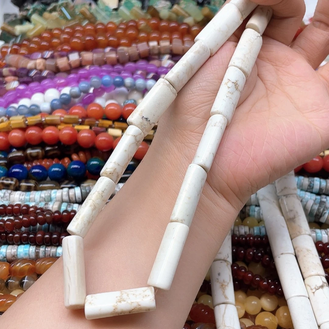 玛瑙/玉髓合金珠宝半成品白松罗马柱卡13一条