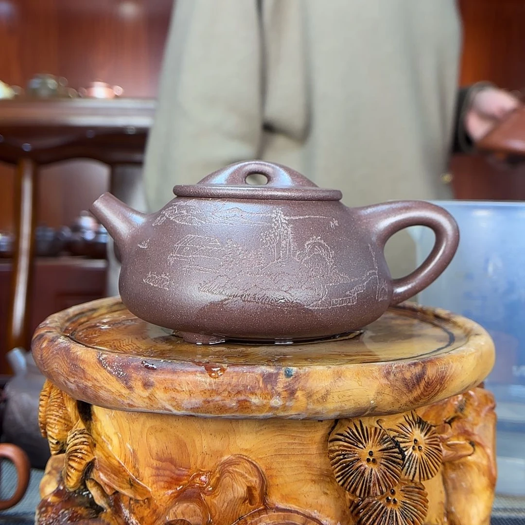 紫砂茶壶一壶李紫砂