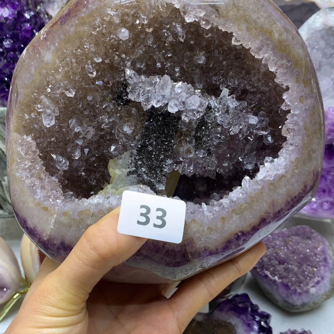 紫晶大型摆件（非配饰）未镶嵌快**光