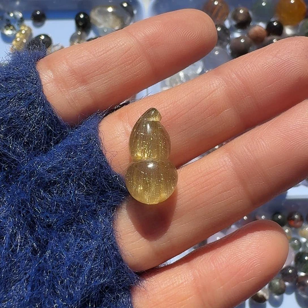 水晶颈饰未镶嵌鳄**梨定制