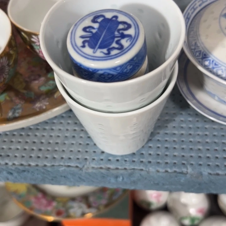 杯猫*理景德镇陶瓷可乐，杯牙签