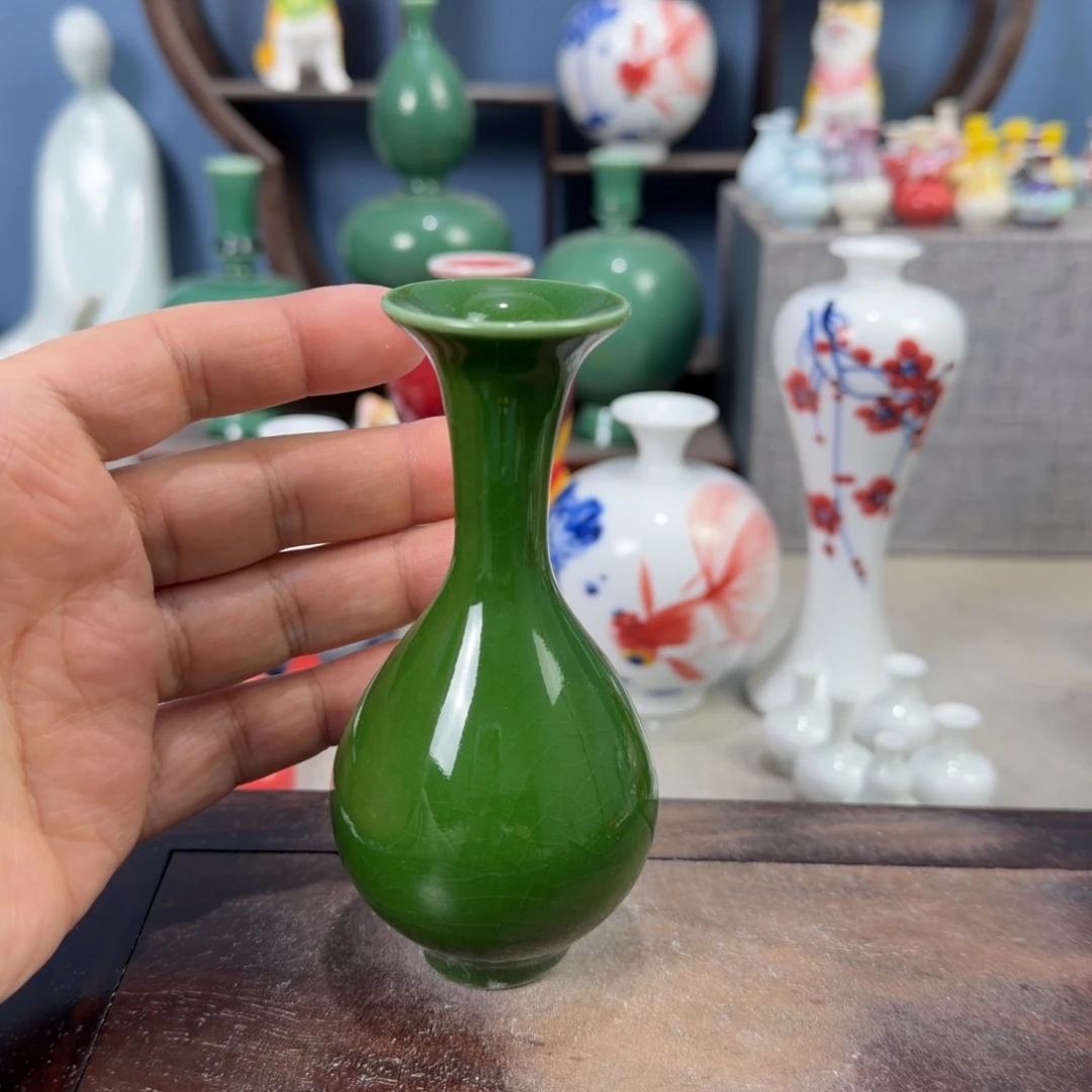 陶瓷手工小花器摆件