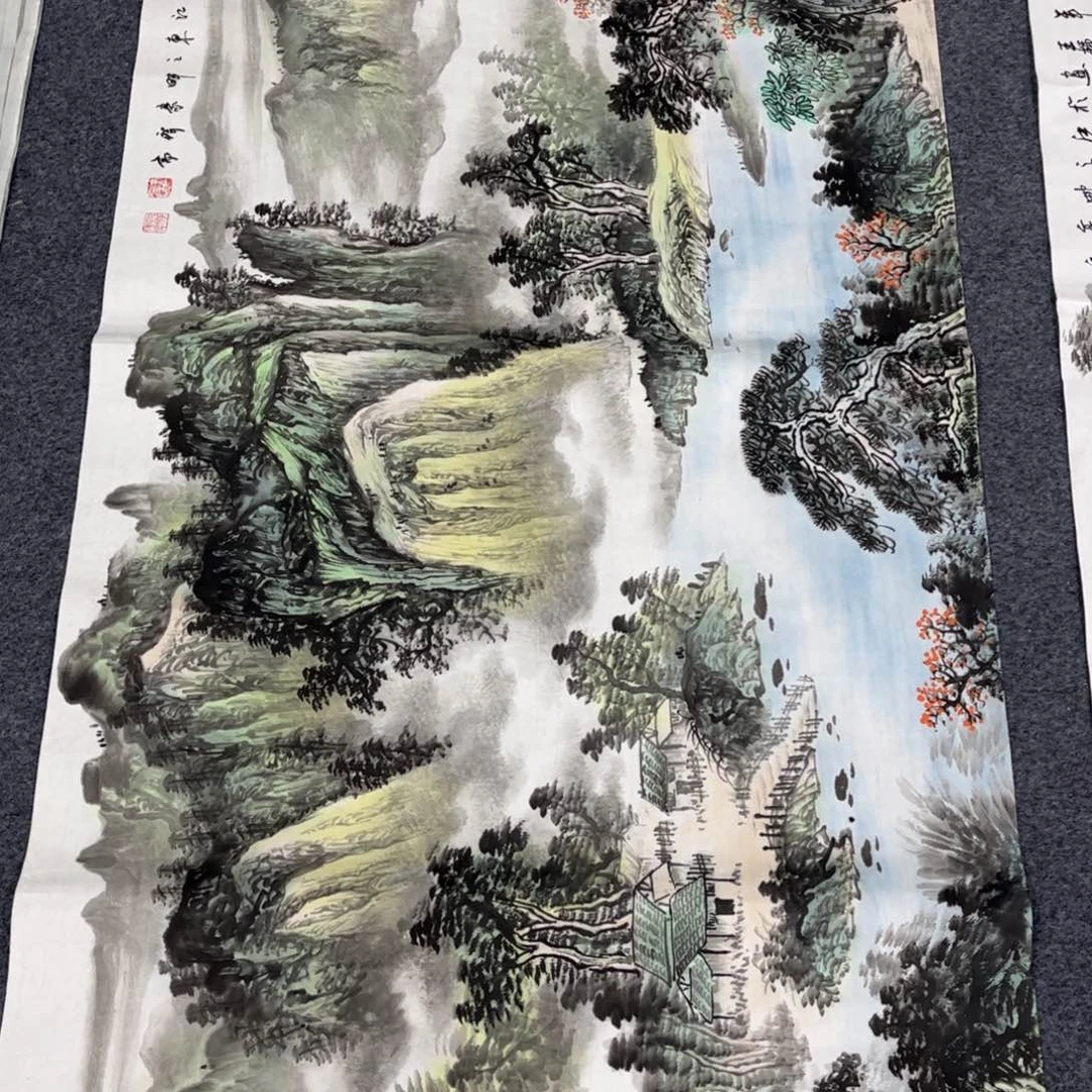 国画国画作品老师手绘