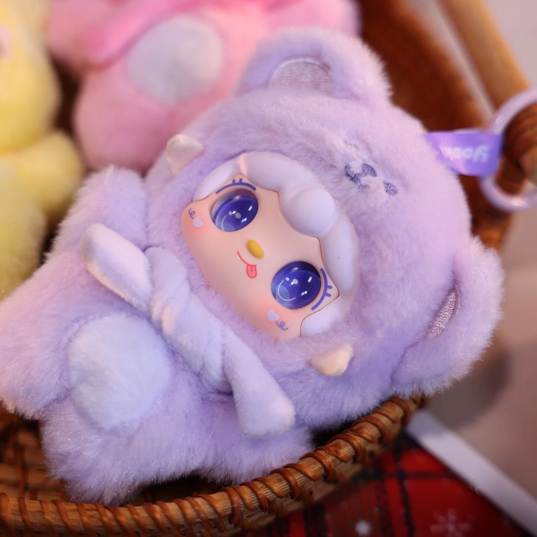 Yooki氧氧咬一口小熊系列毛绒盲盒可爱公仔毛绒玩偶挂件生日礼物