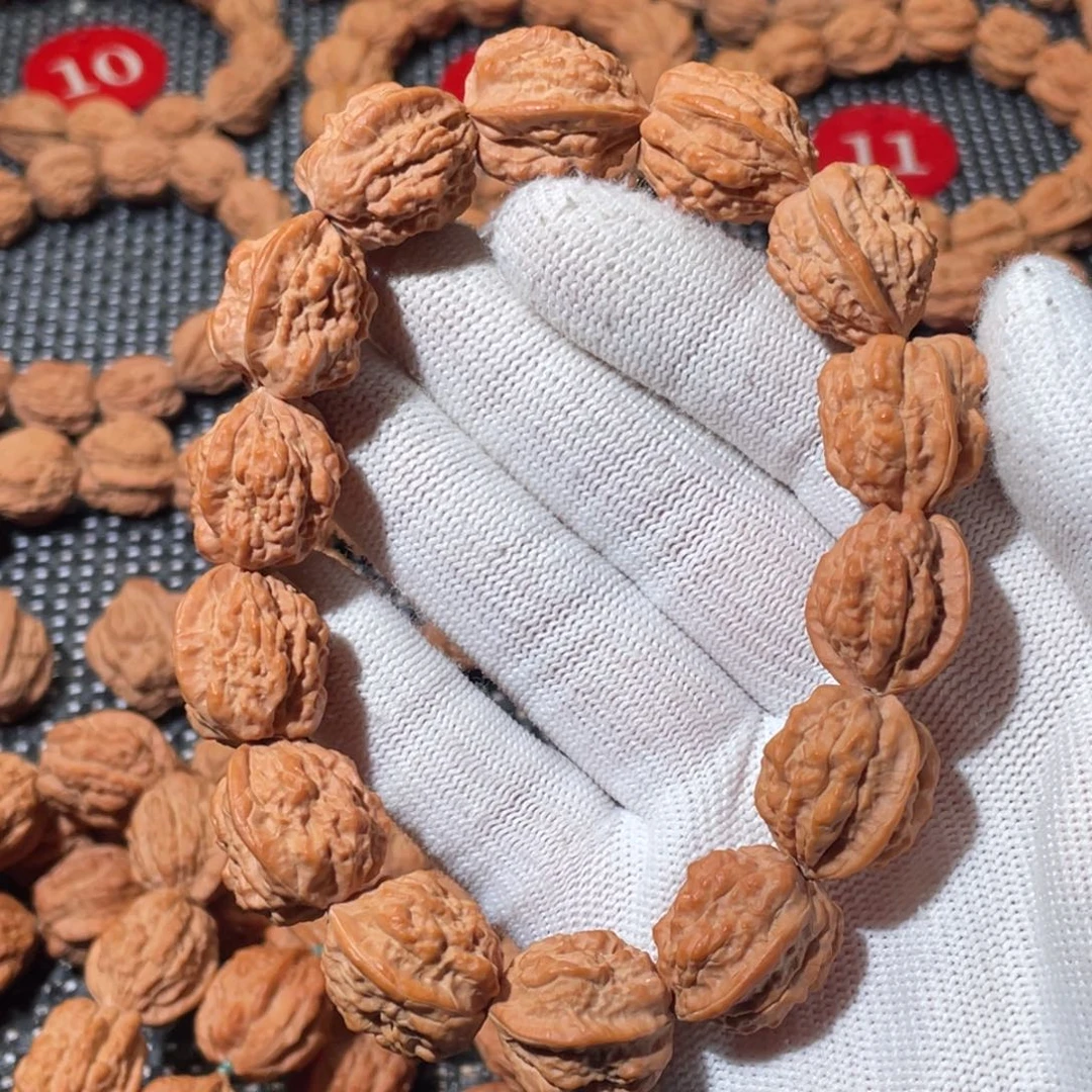神***沦文玩核桃手串嵩山蛤蟆头原皮精品