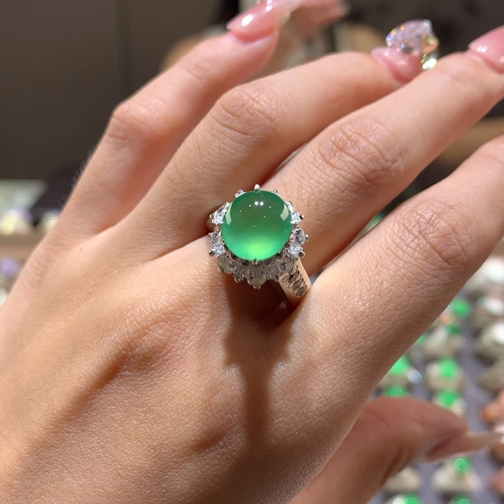 定制翡翠未镶嵌A货9.30