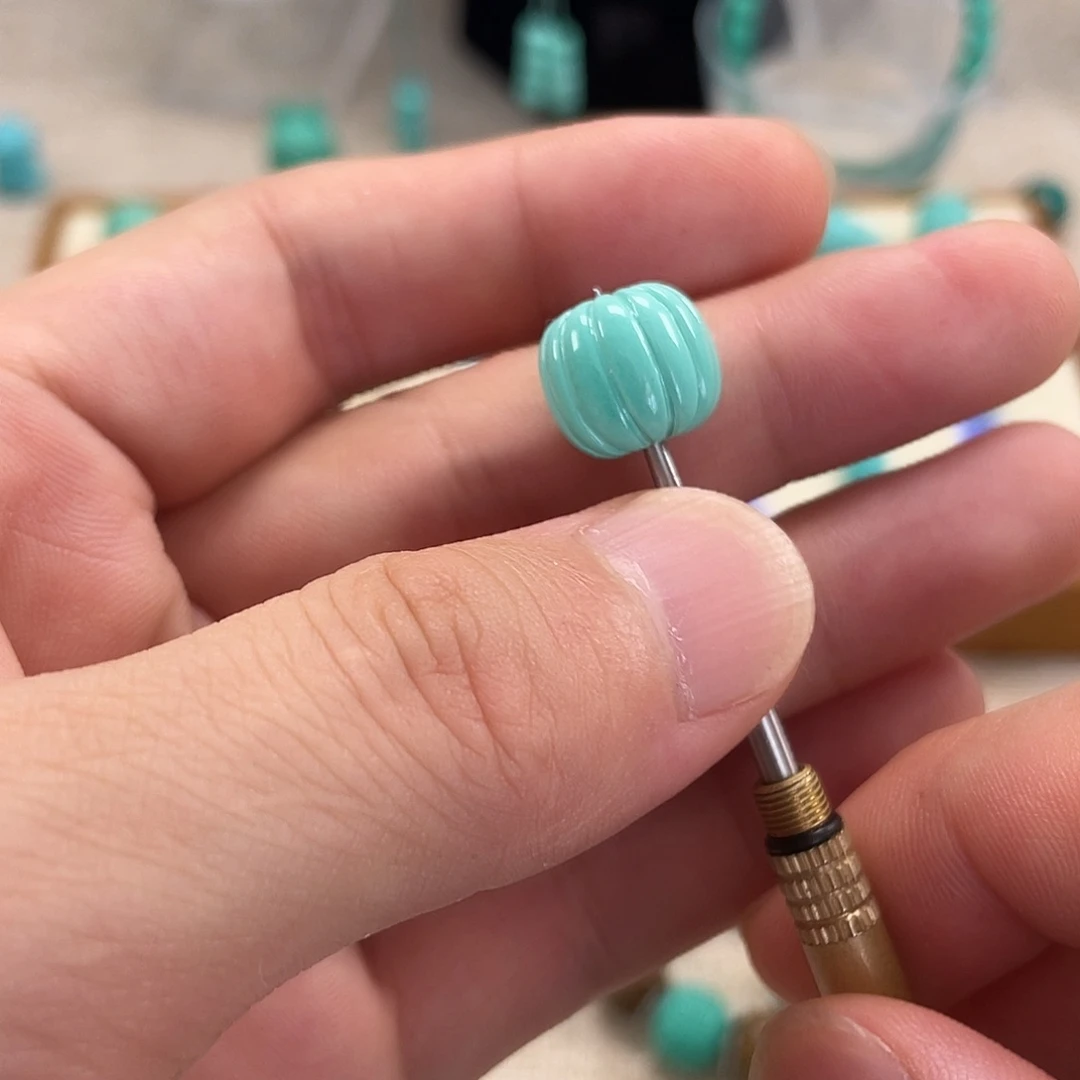 原生态湖北松配饰，直径12