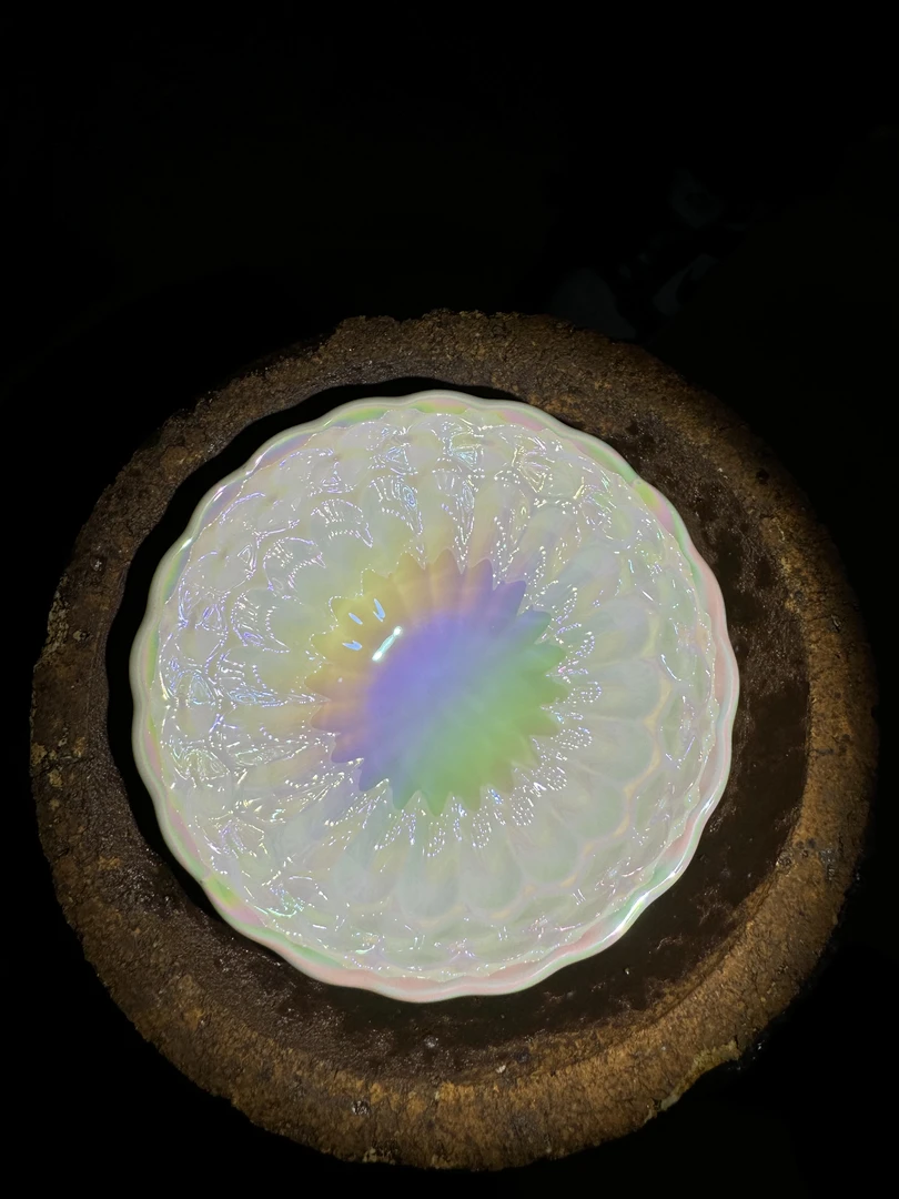 高端茶器主人杯 七彩白贝