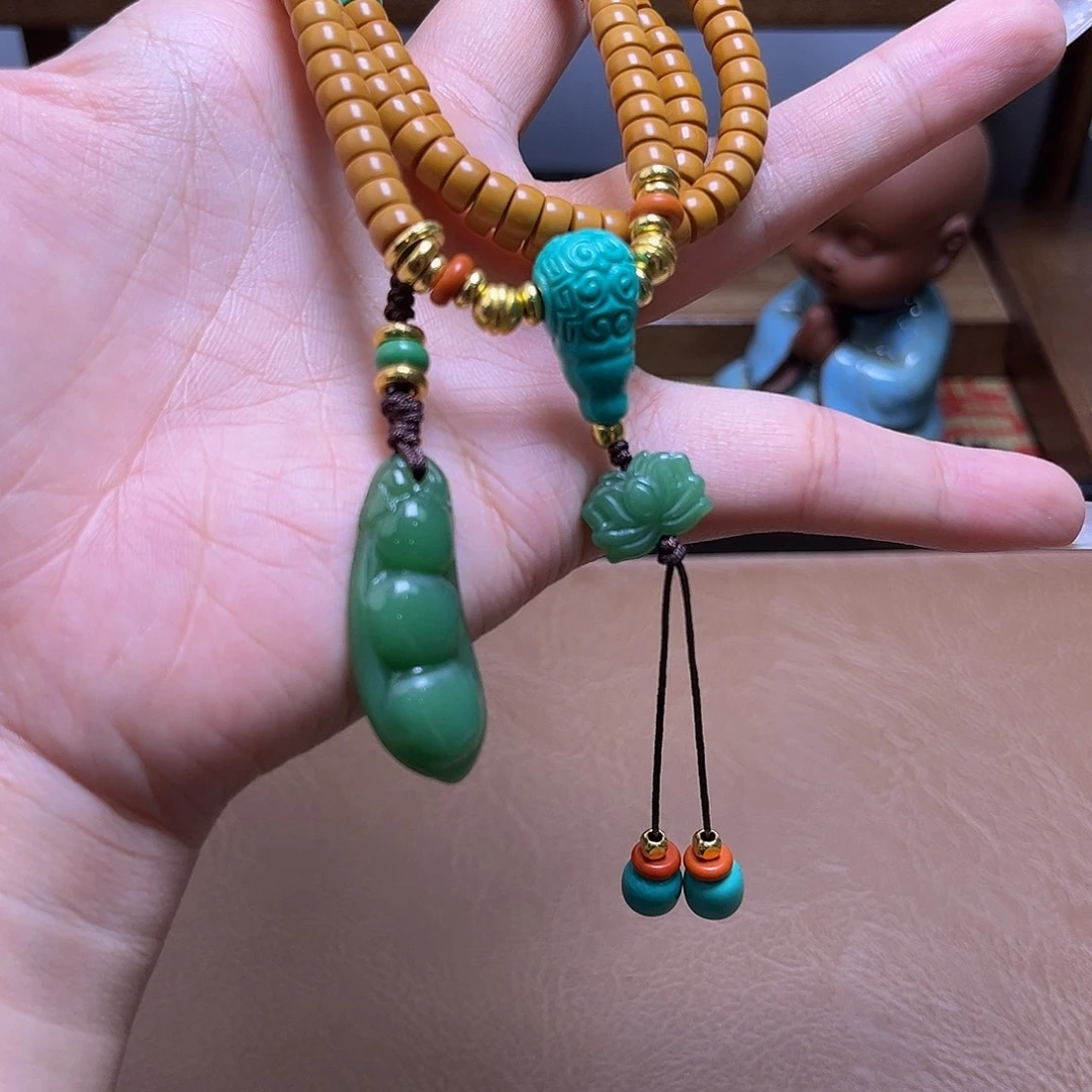 手串/手链橄榄核【手尖工艺】SSS级工艺精品橄榄核尖满配长串6.0m