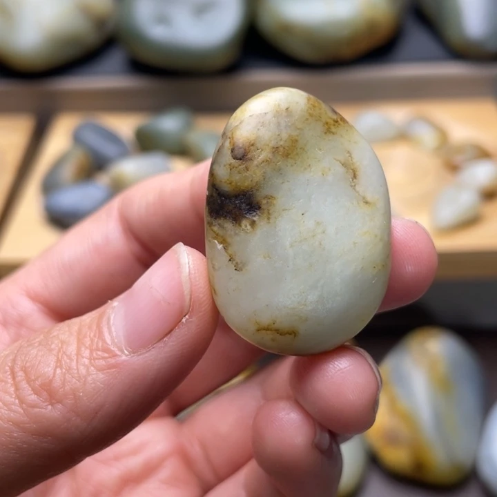 和田玉未镶嵌颈饰45