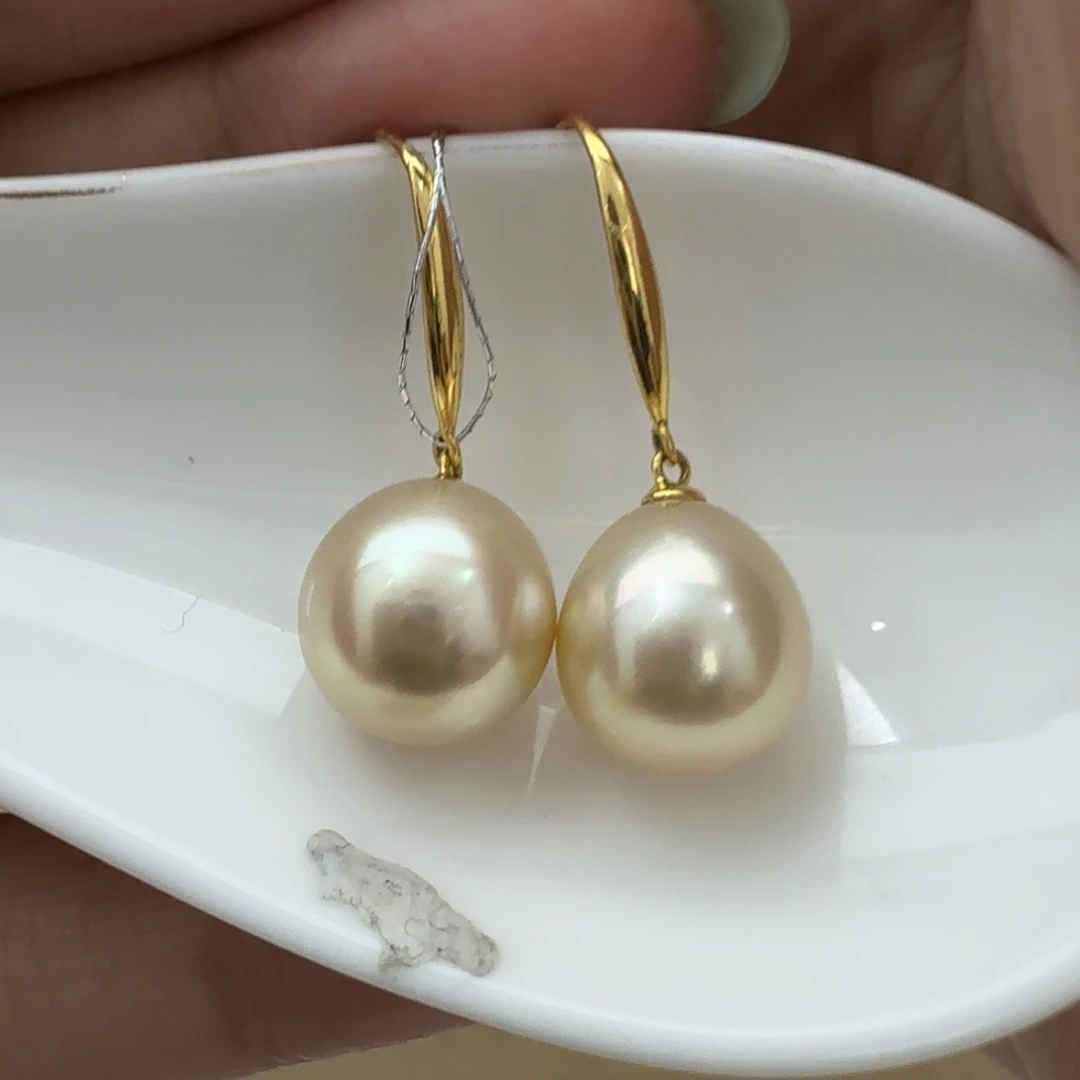 海水珍珠未镶嵌耳饰